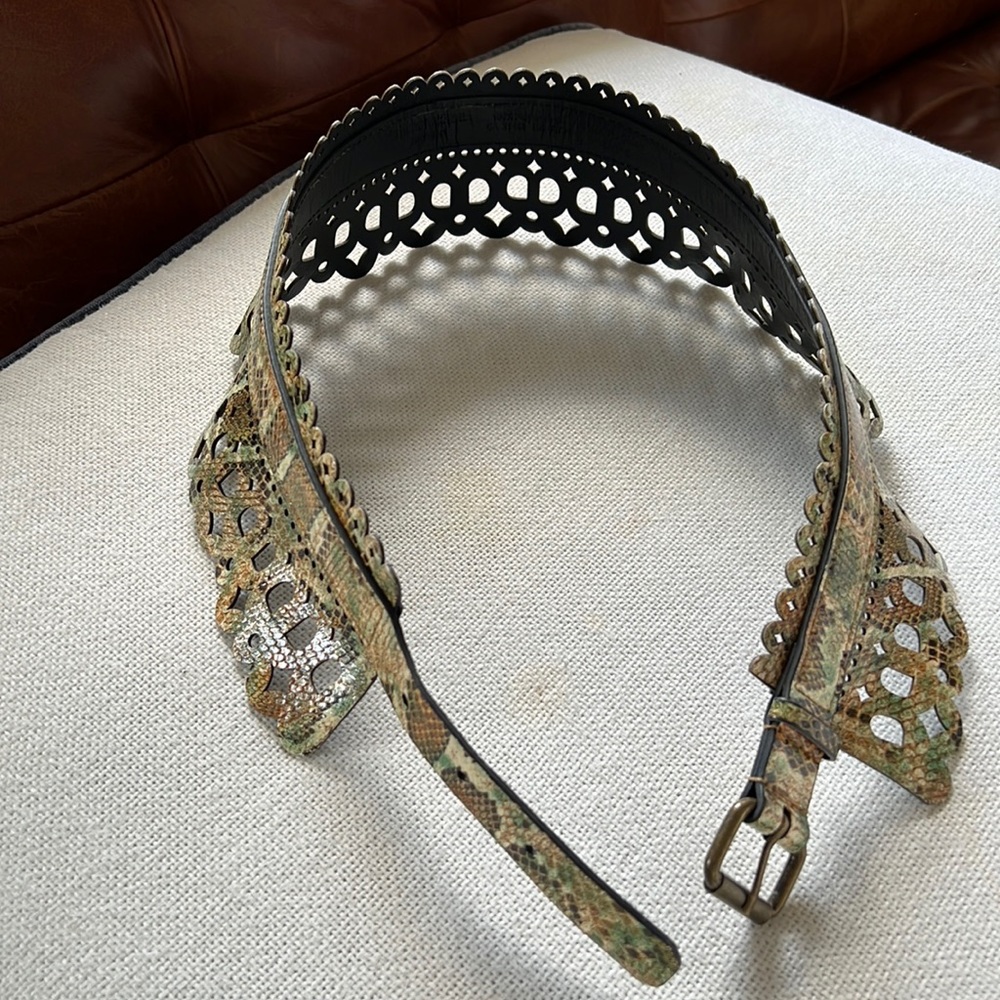 Snake Belt print